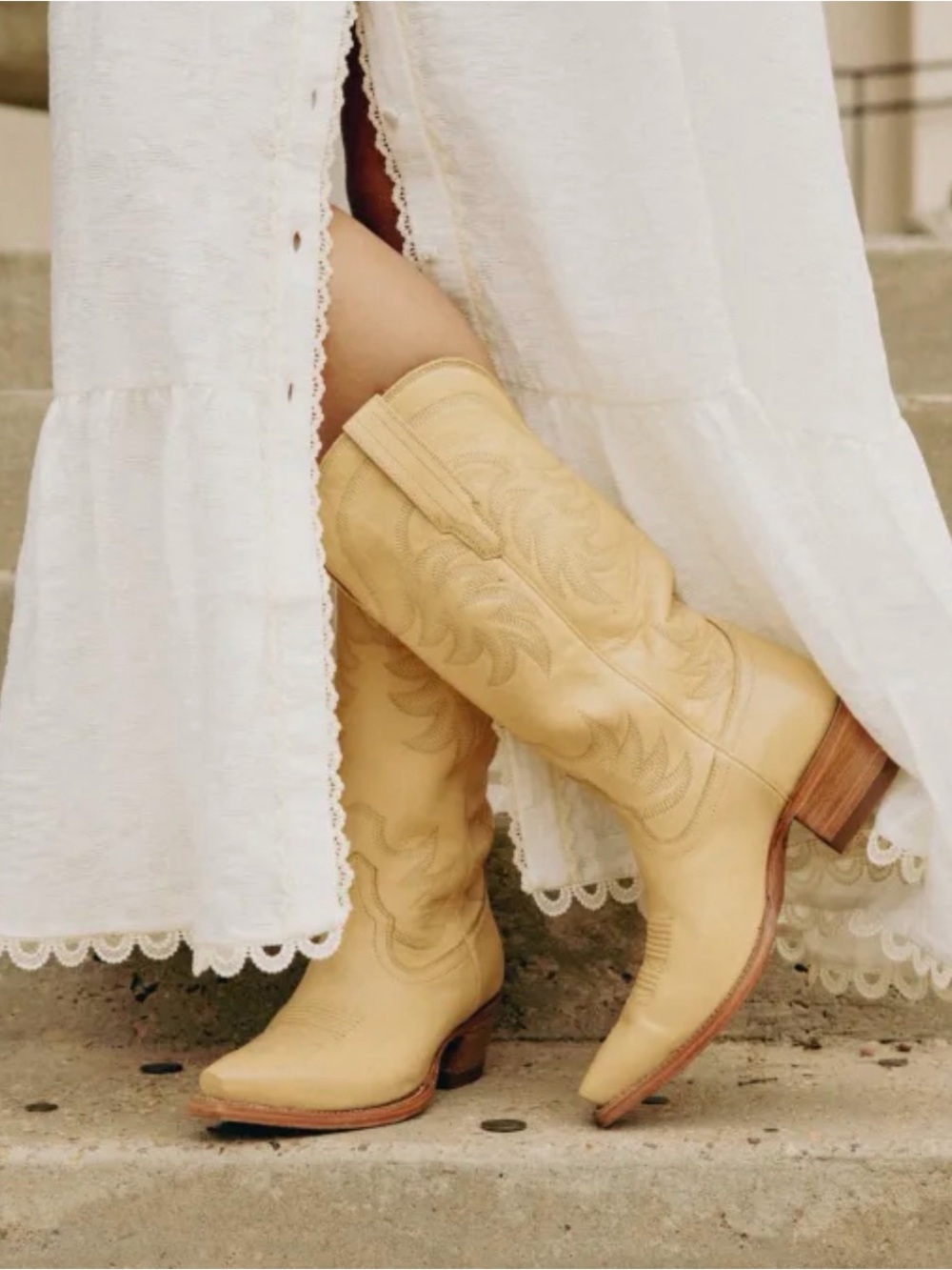 Tecovas Annie Marigold Snip Toe Cowgirl Boots 10B